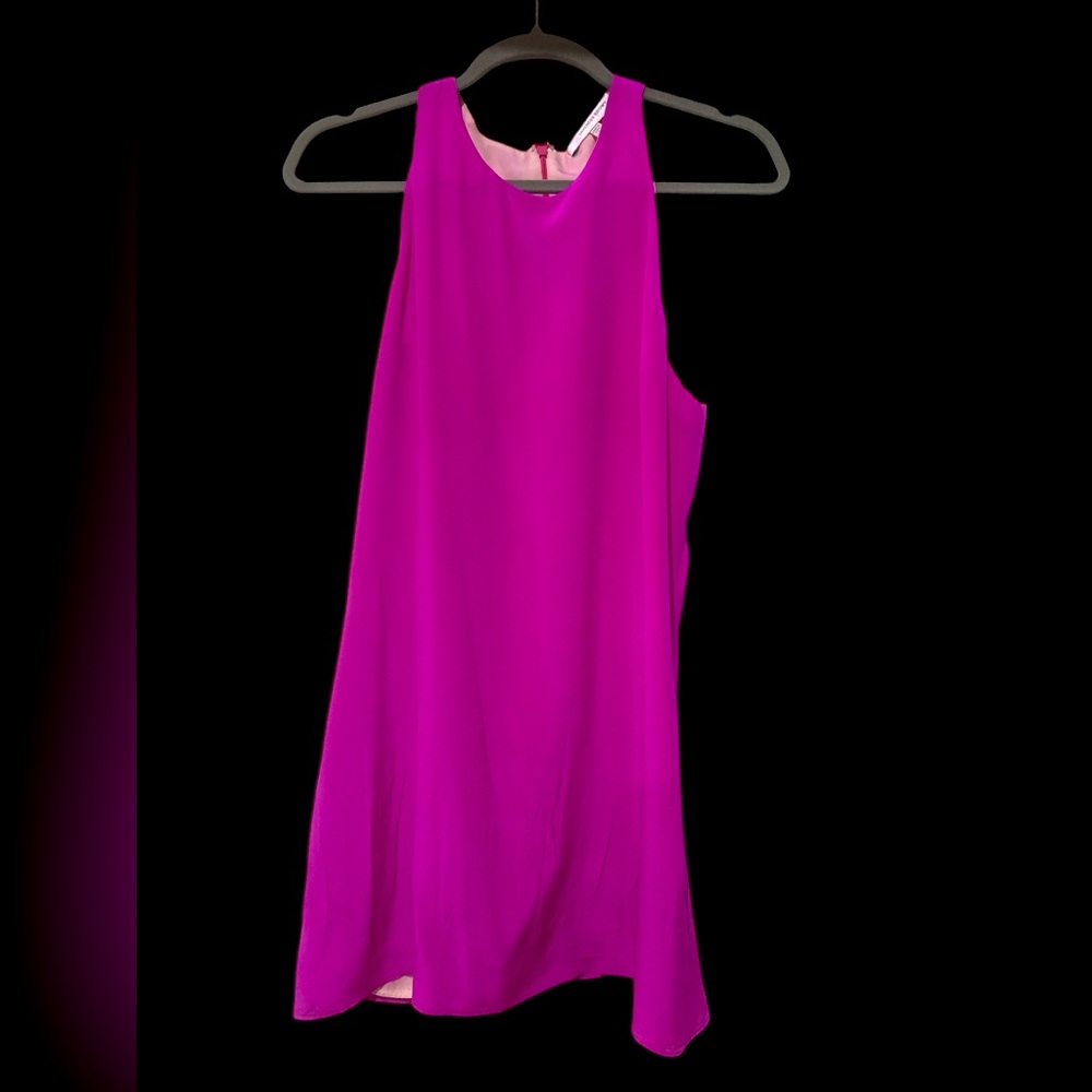 Lavender Brown 100% silk mini dress. Size small